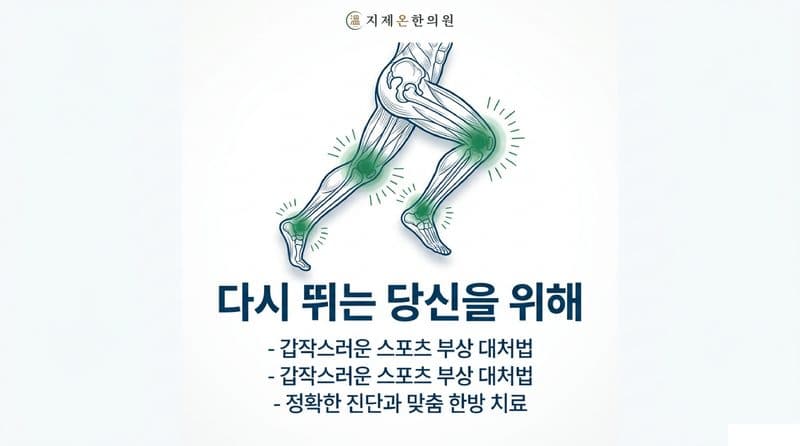 평택 지제 스포츠 부상 한의원 | 월드컵 시즌, 공 차다 '뚝' 햄스트링·종아리 쥐 제대로 잡는 법